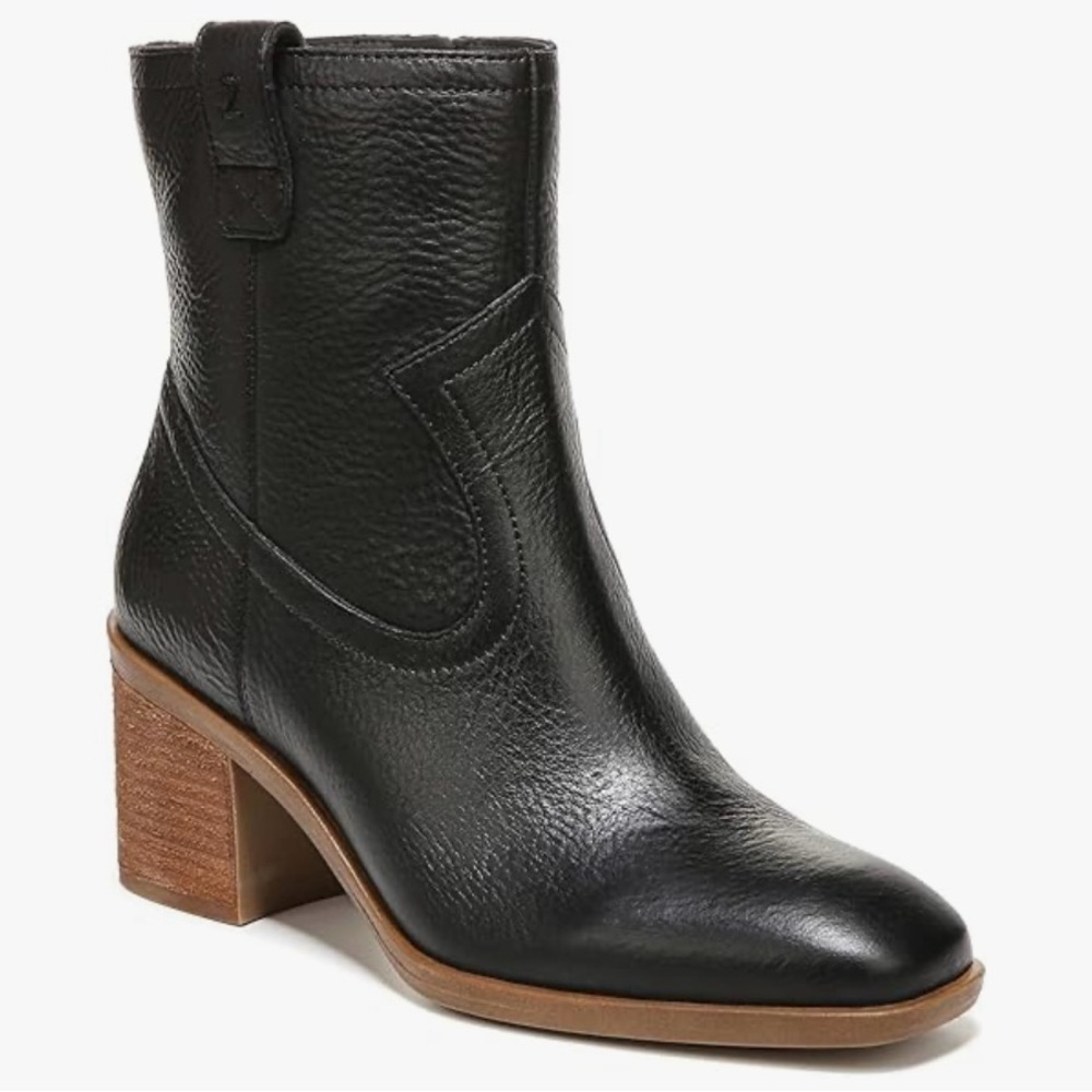 Zodiac Black Leather Lovie Boots Size 11